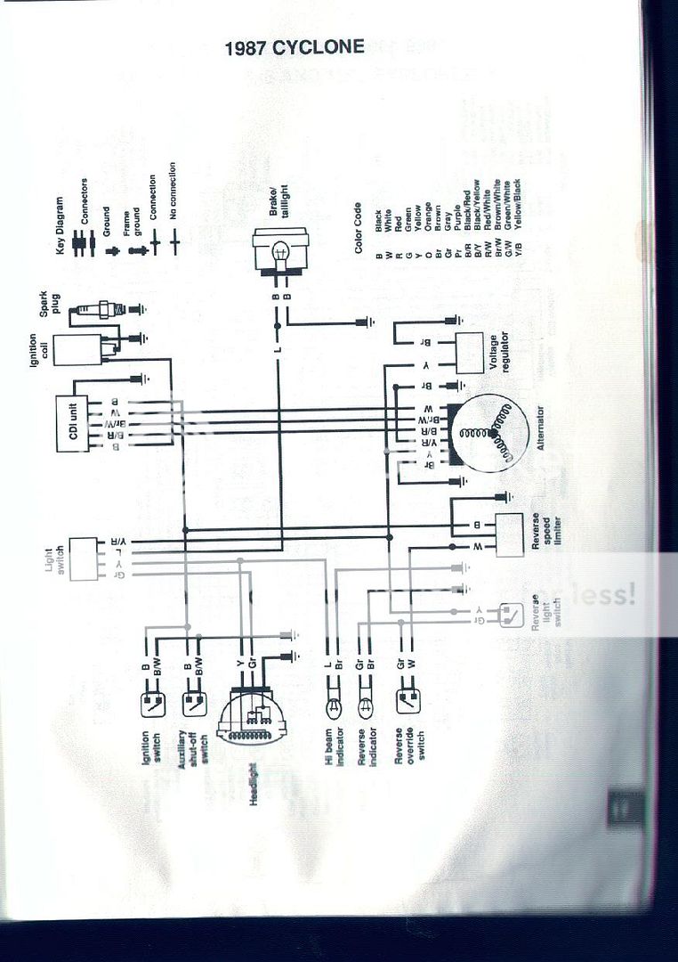 Polaris Cyclone wiring diagram - ATVConnection.com ATV Enthusiast Community